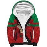 Morocco Independence Day 1956 Sherpa Hoodie