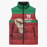 Morocco Independence Day 1956 Sleeveless Puffer Jacket