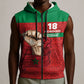 Morocco Independence Day 1956 Sleeveless Zip Hoodie