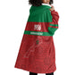 Morocco Independence Day 1956 Wearable Blanket Hoodie