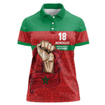 Morocco Independence Day 1956 Women Polo Shirt