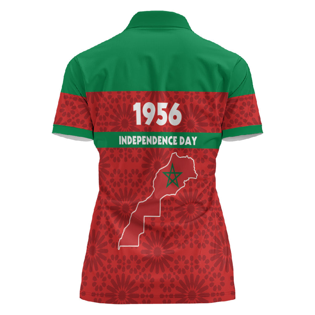 Morocco Independence Day 1956 Women Polo Shirt
