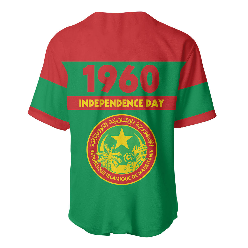 Mauritania Independence Day 1960 Baseball Jersey
