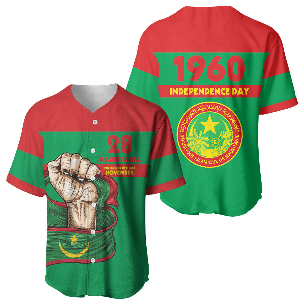 Mauritania Independence Day 1960 Baseball Jersey