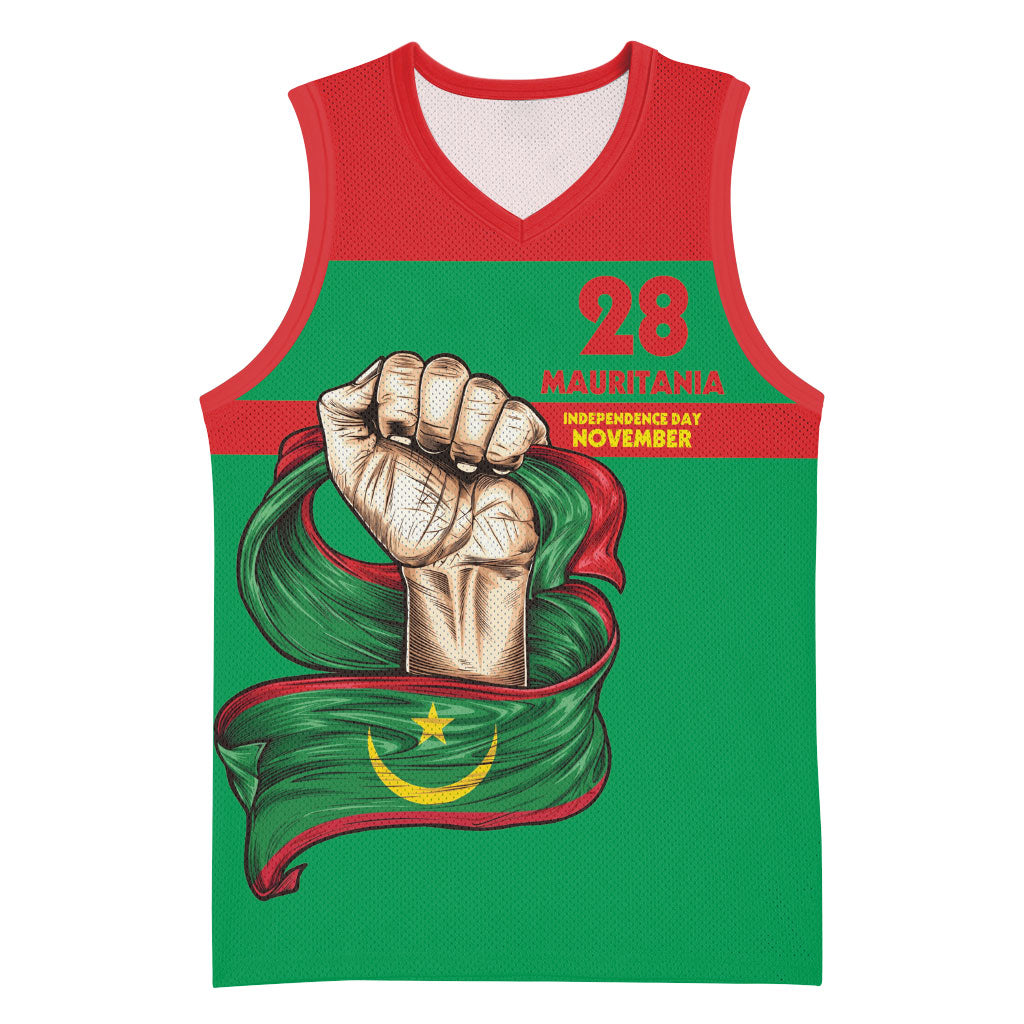Mauritania Independence Day 1960 Basketball Jersey