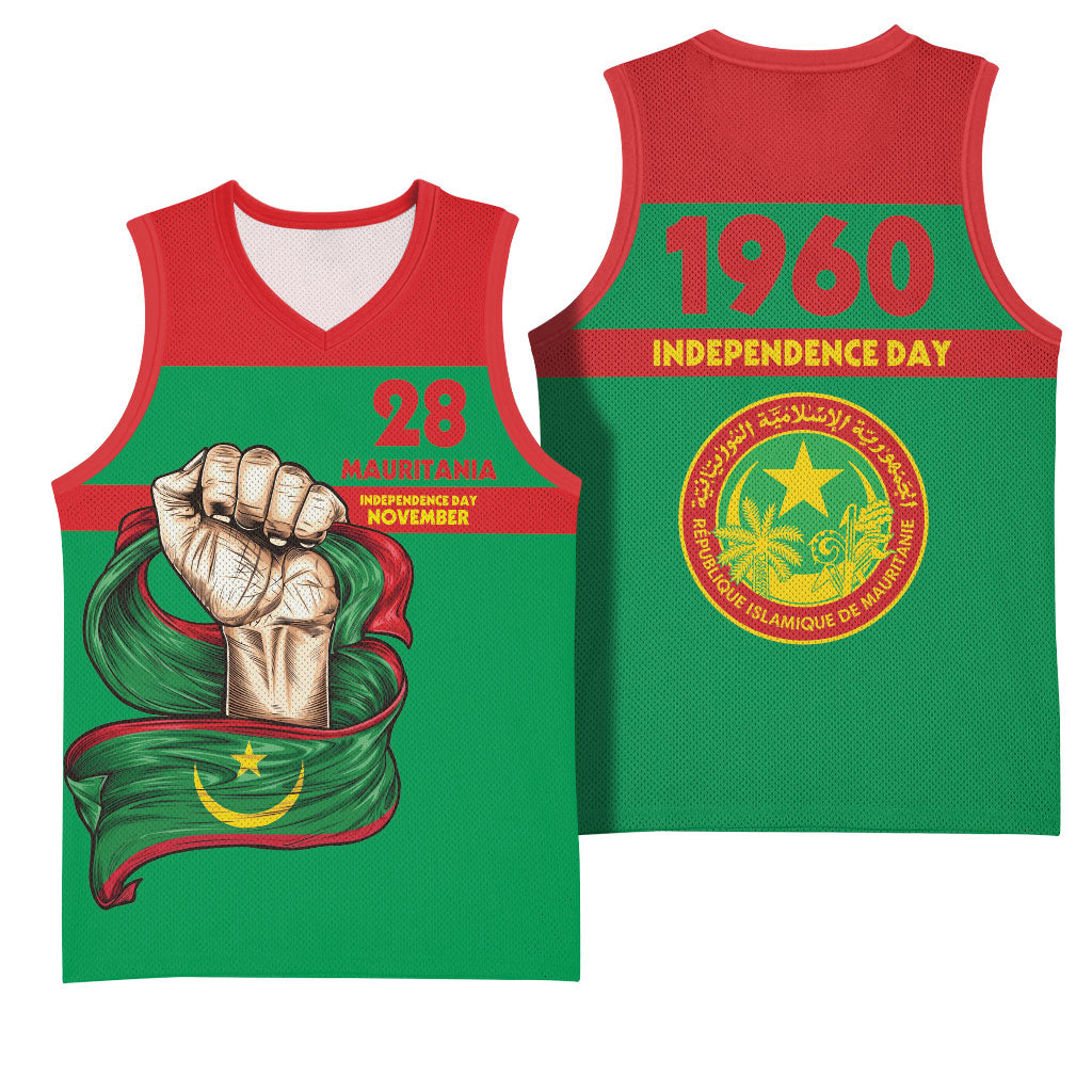 Mauritania Independence Day 1960 Basketball Jersey