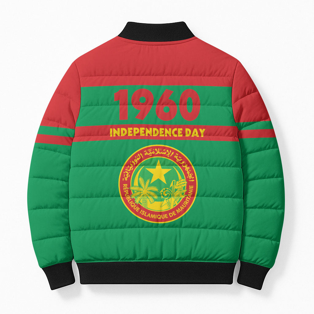 Mauritania Independence Day 1960 Bomber Puffer Jacket