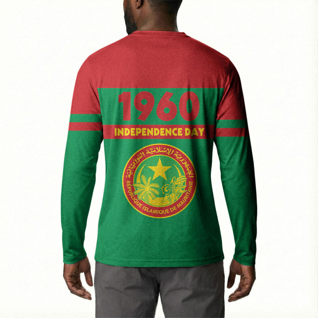 Mauritania Independence Day 1960 Button Sweatshirt