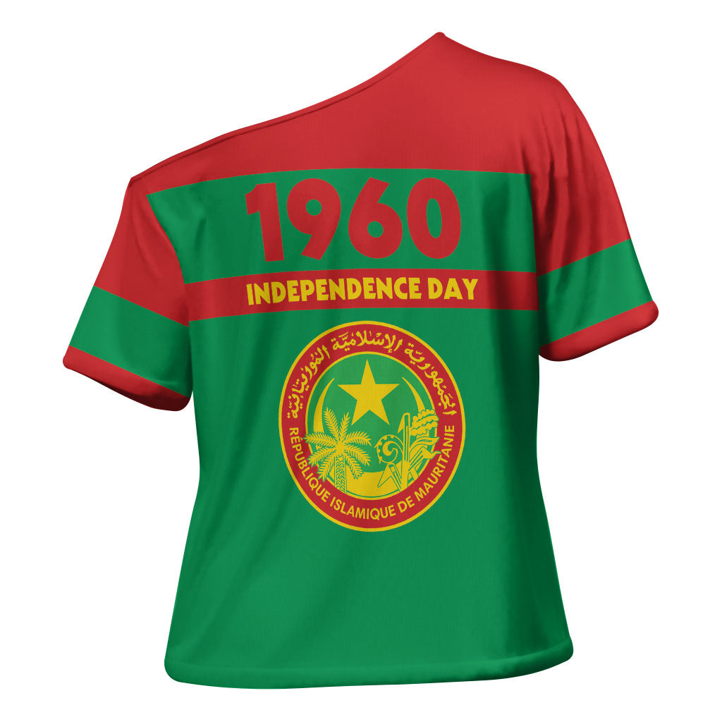 Mauritania Independence Day 1960 Cross Shoulder Shirt