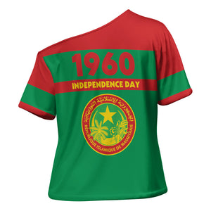 Mauritania Independence Day 1960 Cross Shoulder Shirt