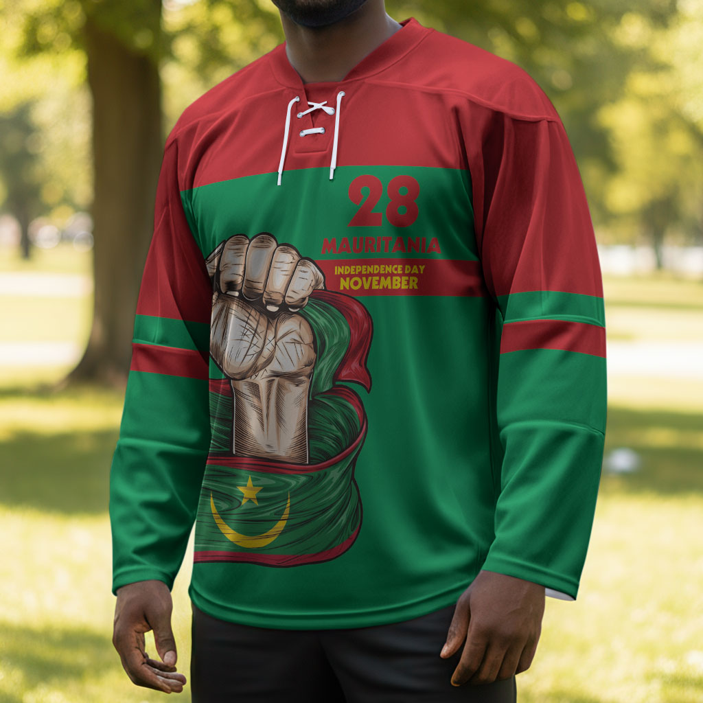 Mauritania Independence Day 1960 Hockey Jersey