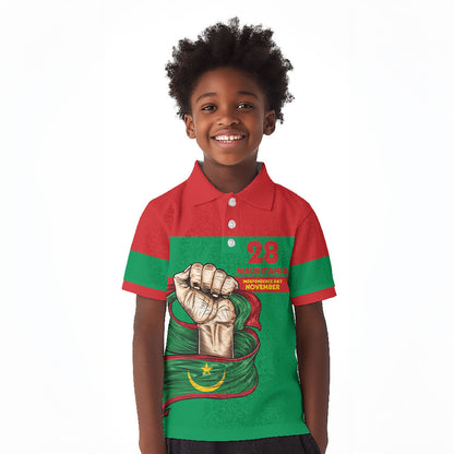 Mauritania Independence Day 1960 Kid Polo Shirt