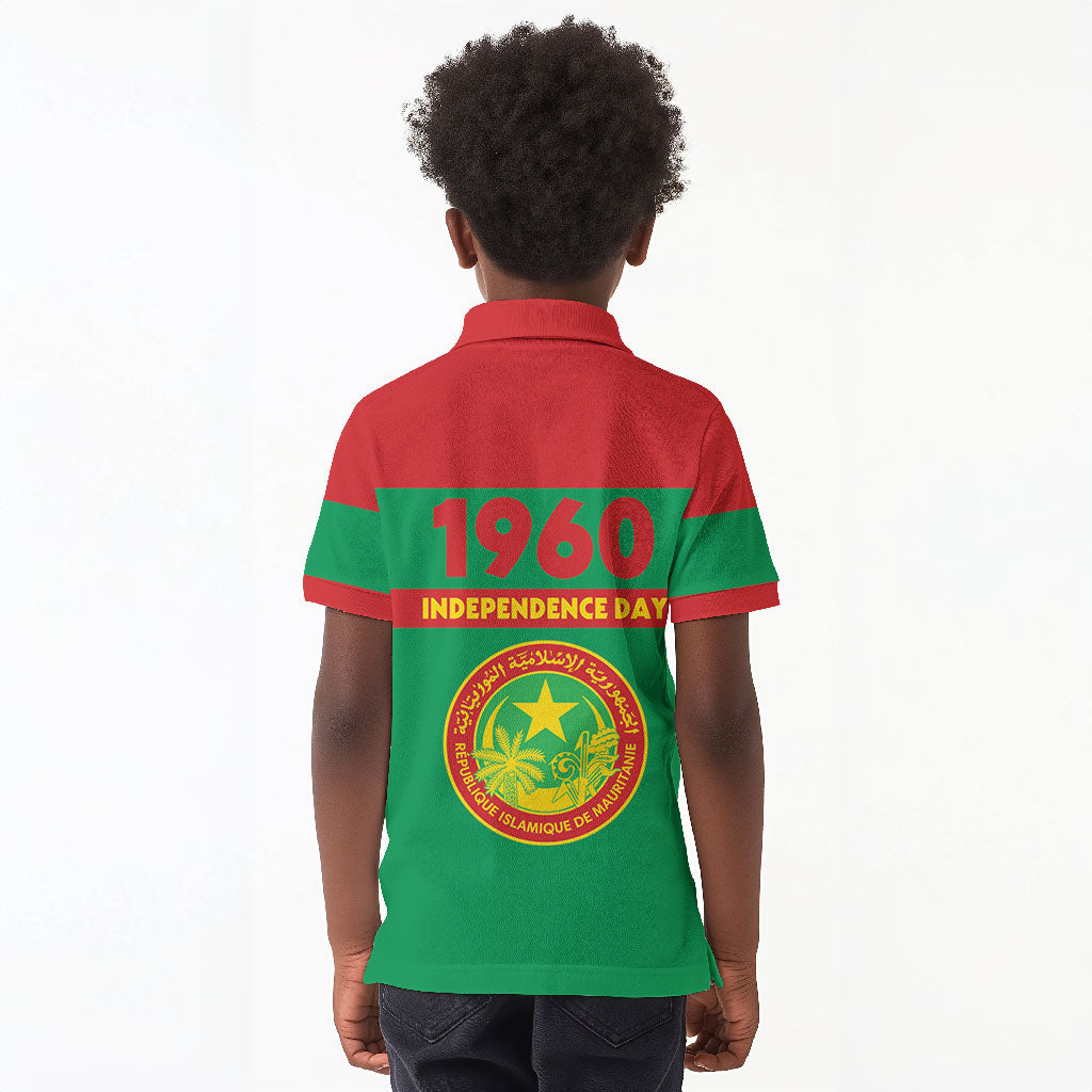 Mauritania Independence Day 1960 Kid Polo Shirt