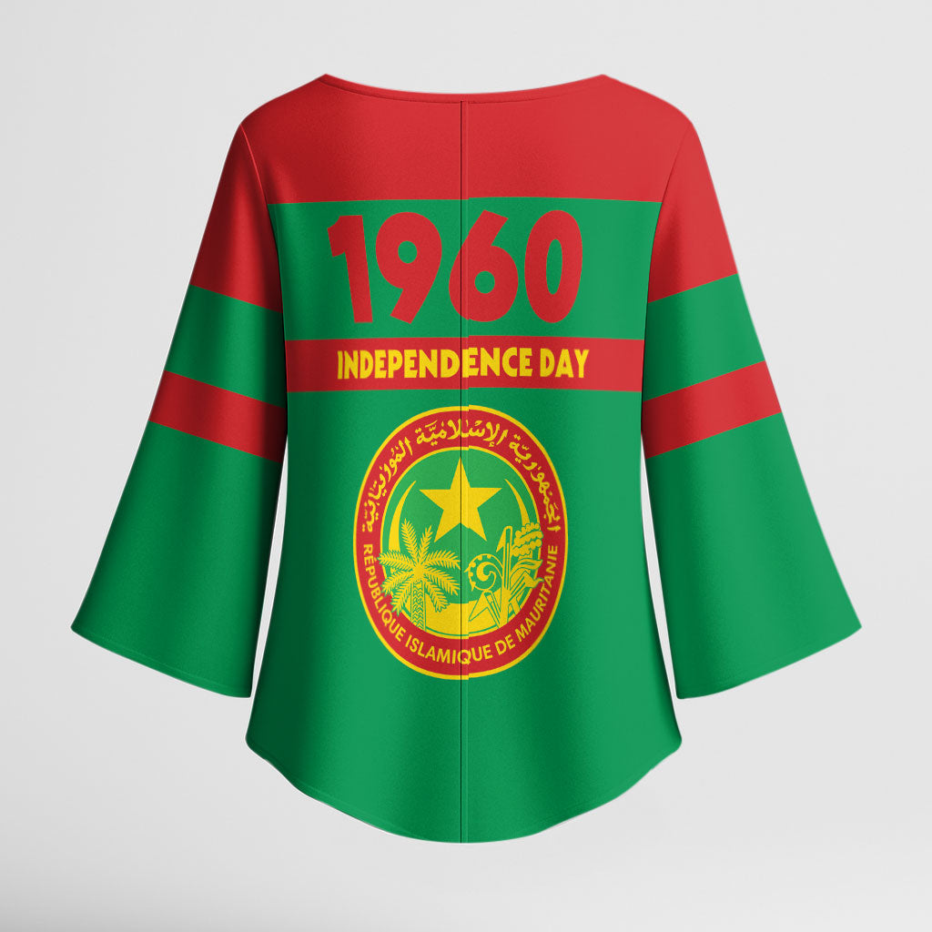 Mauritania Independence Day 1960 Kimono Sleeve Blouse