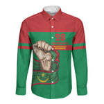 Mauritania Independence Day 1960 Long Sleeve Button Shirt