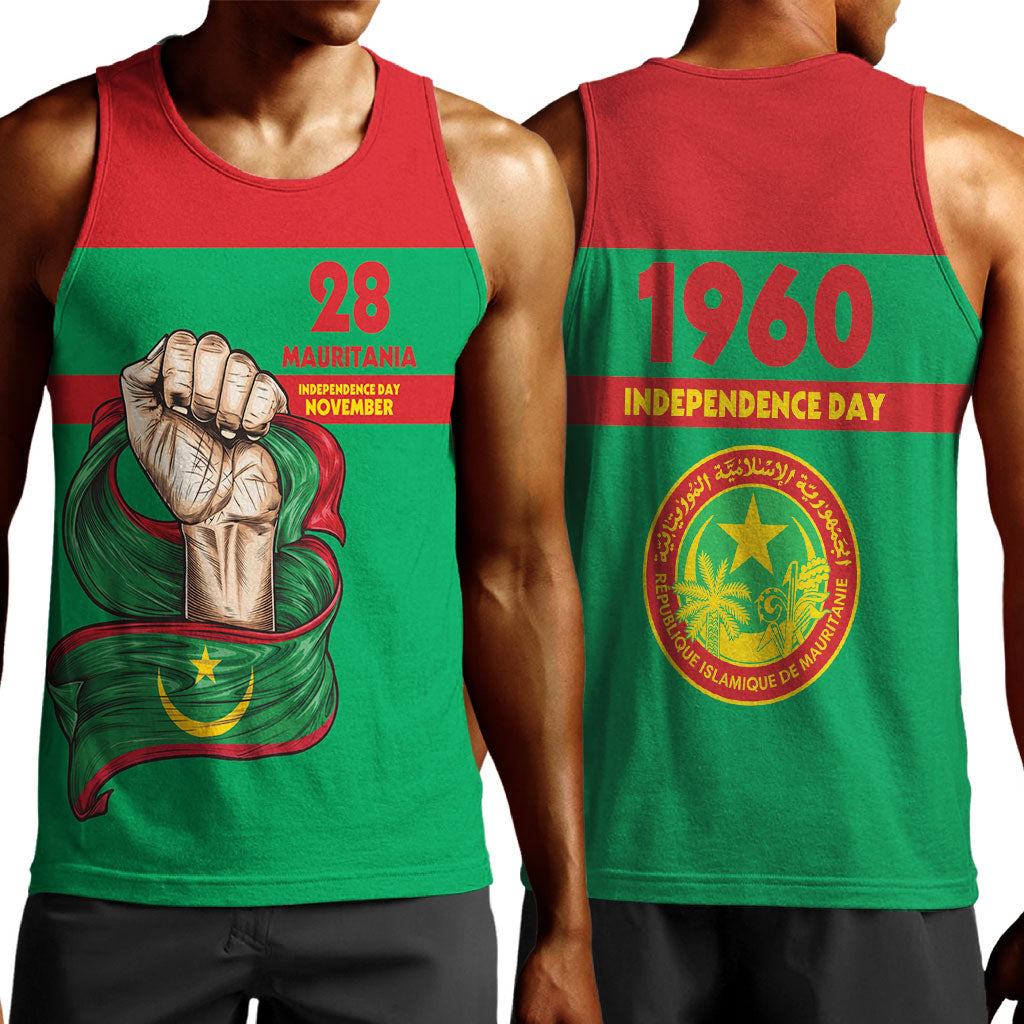 Mauritania Independence Day 1960 Men Tank Top