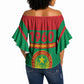 Mauritania Independence Day 1960 Off Shoulder Wrap Waist Top
