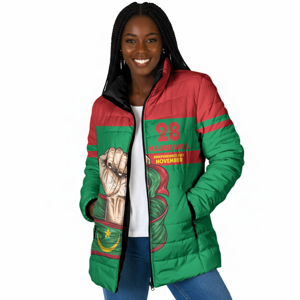 Mauritania Independence Day 1960 Padded Jacket