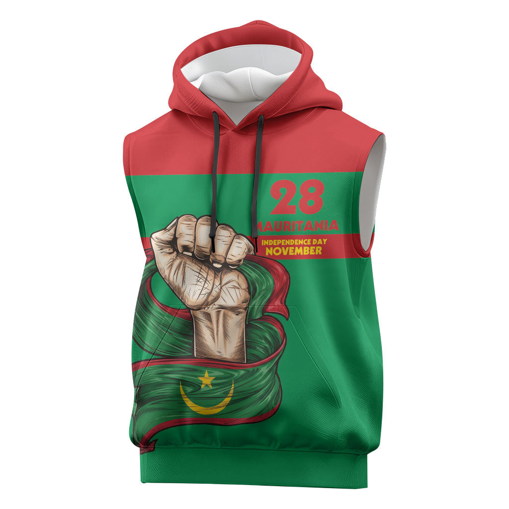 Mauritania Independence Day 1960 Sleeveless Hoodie
