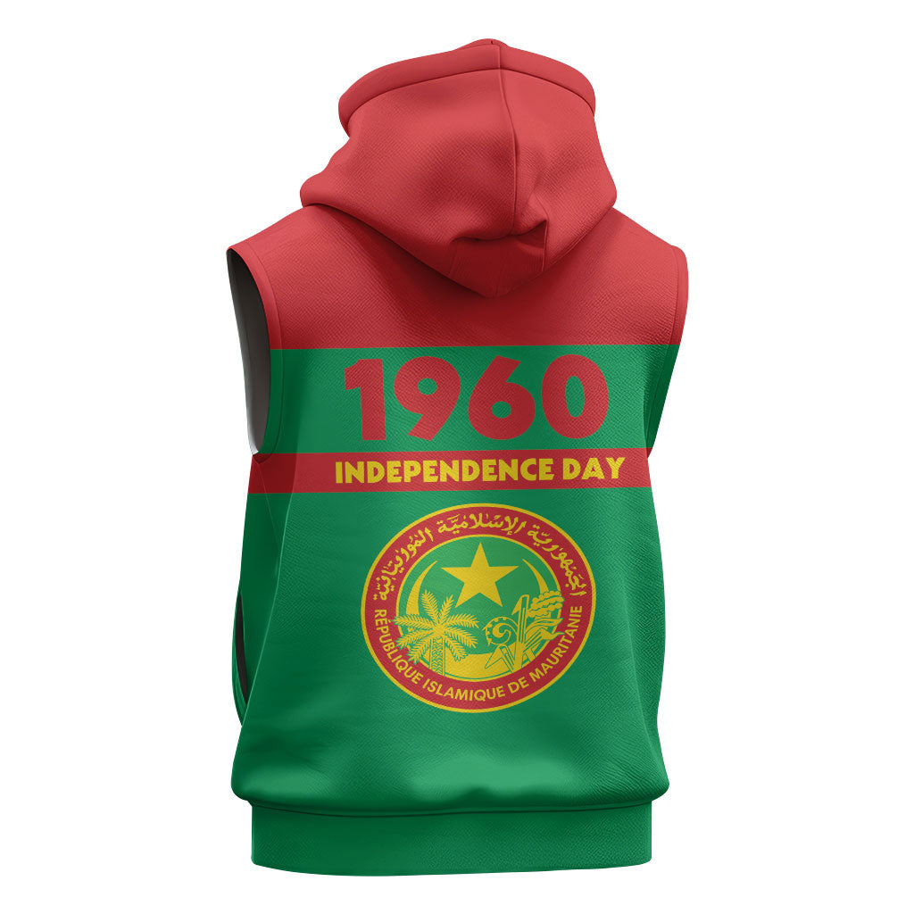 Mauritania Independence Day 1960 Sleeveless Hoodie