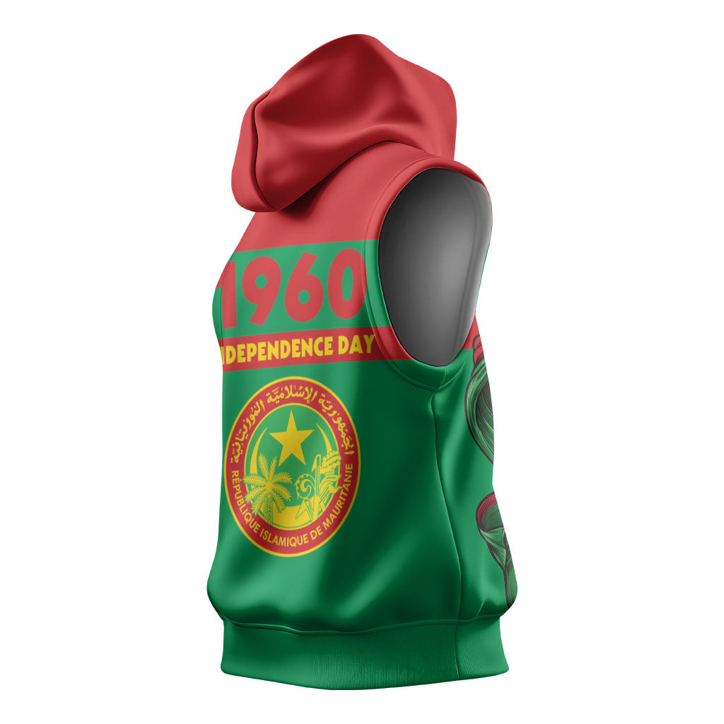 Mauritania Independence Day 1960 Sleeveless Hoodie