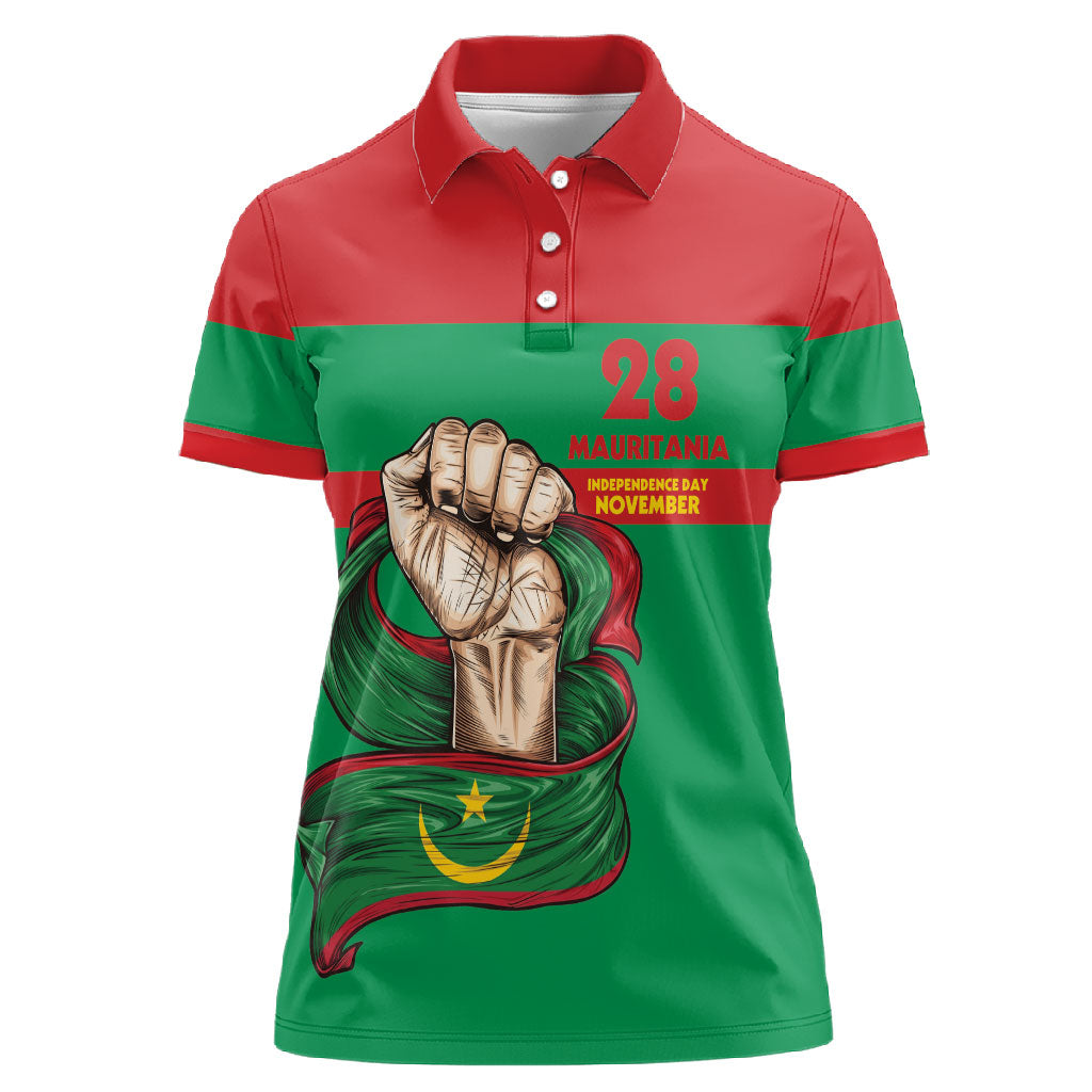 Mauritania Independence Day 1960 Women Polo Shirt