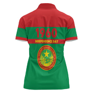 Mauritania Independence Day 1960 Women Polo Shirt