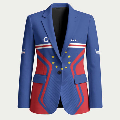 Custom Cape Verde Football Spirit Blazer Est 1979