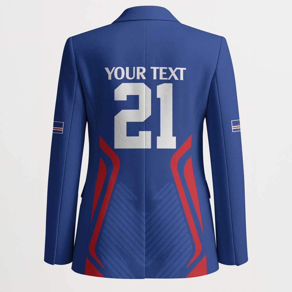 Custom Cape Verde Football Spirit Blazer Est 1979