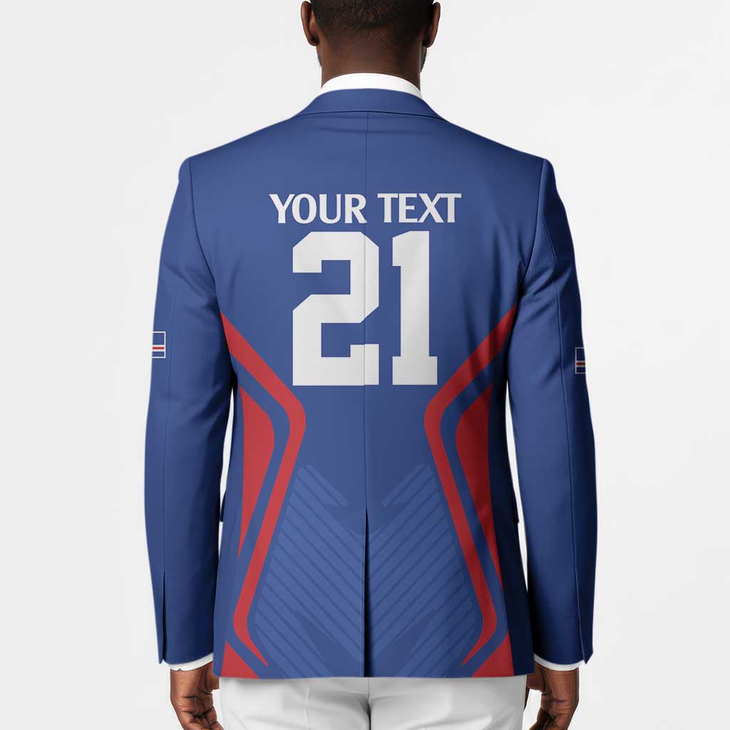 Custom Cape Verde Football Spirit Blazer Est 1979