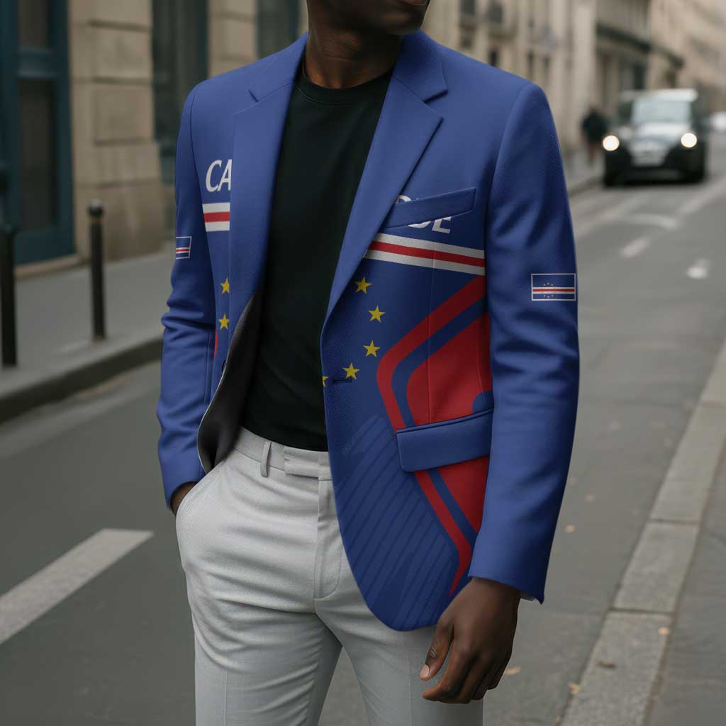 Custom Cape Verde Football Spirit Blazer Est 1979