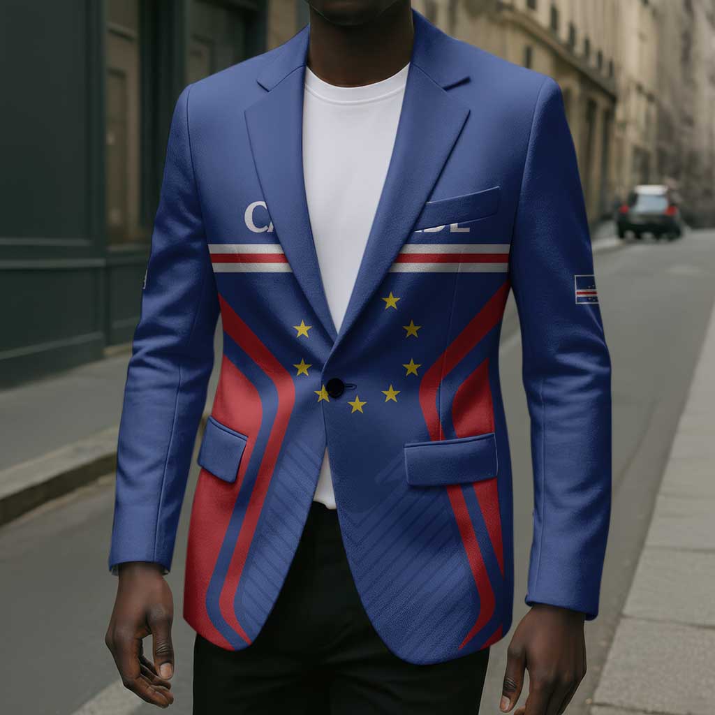 Custom Cape Verde Football Spirit Blazer Est 1979