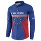 Custom Cape Verde Football Spirit Button Sweatshirt Est 1979