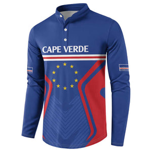 Custom Cape Verde Football Spirit Button Sweatshirt Est 1979