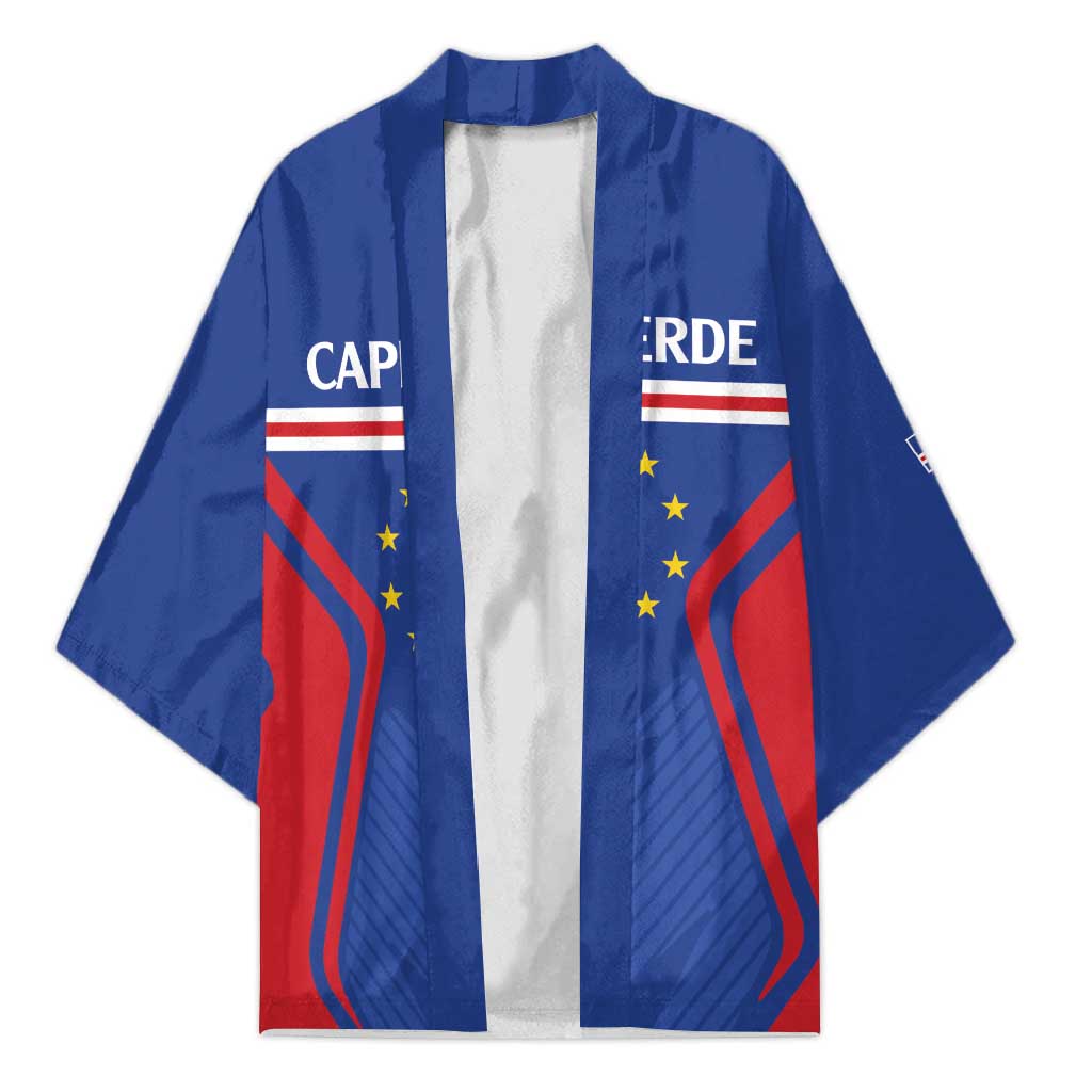 Custom Cape Verde Football Spirit Kimono Est 1979
