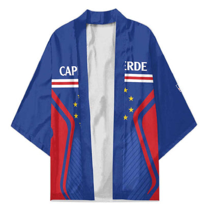Custom Cape Verde Football Spirit Kimono Est 1979