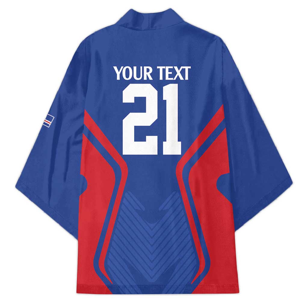 Custom Cape Verde Football Spirit Kimono Est 1979