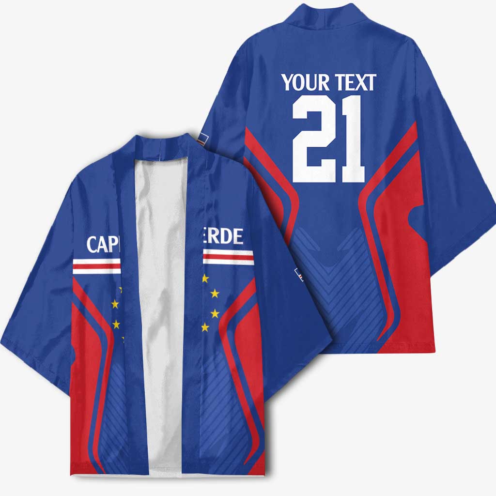 Custom Cape Verde Football Spirit Kimono Est 1979