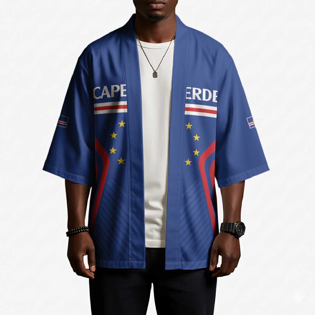 Custom Cape Verde Football Spirit Kimono Est 1979