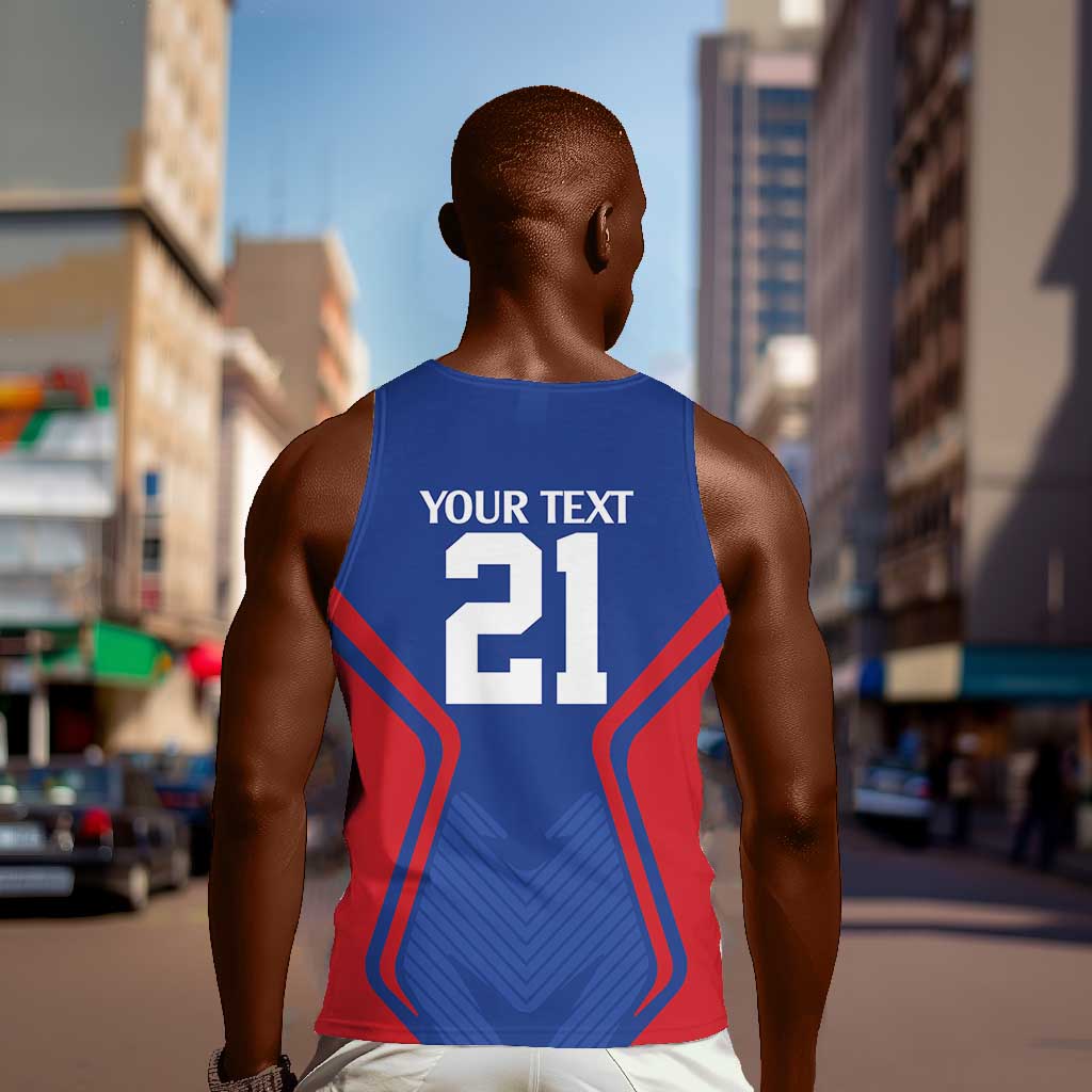 Custom Cape Verde Football Spirit Men Tank Top Est 1979 - African Pride