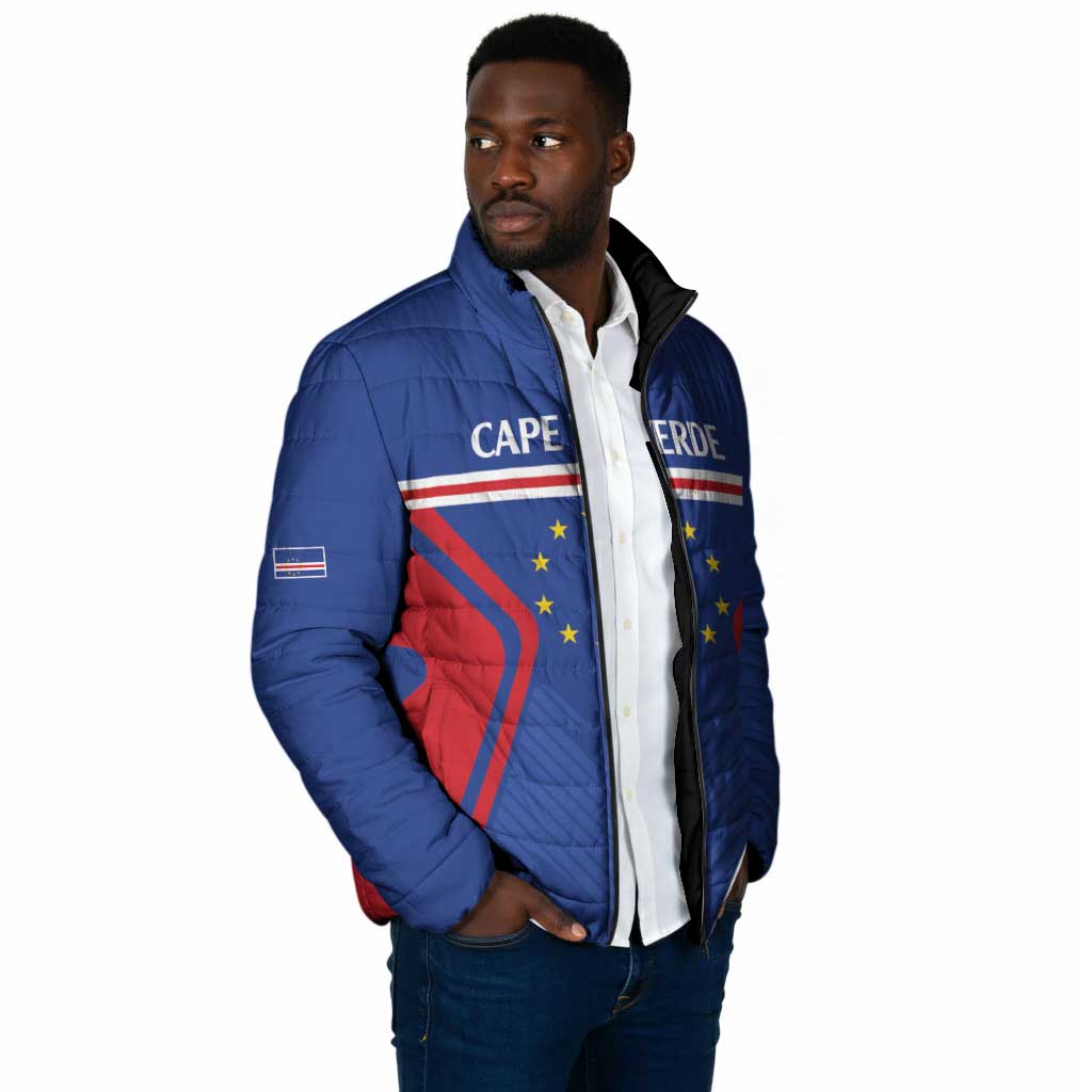 Custom Cape Verde Football Spirit Padded Jacket Est 1979