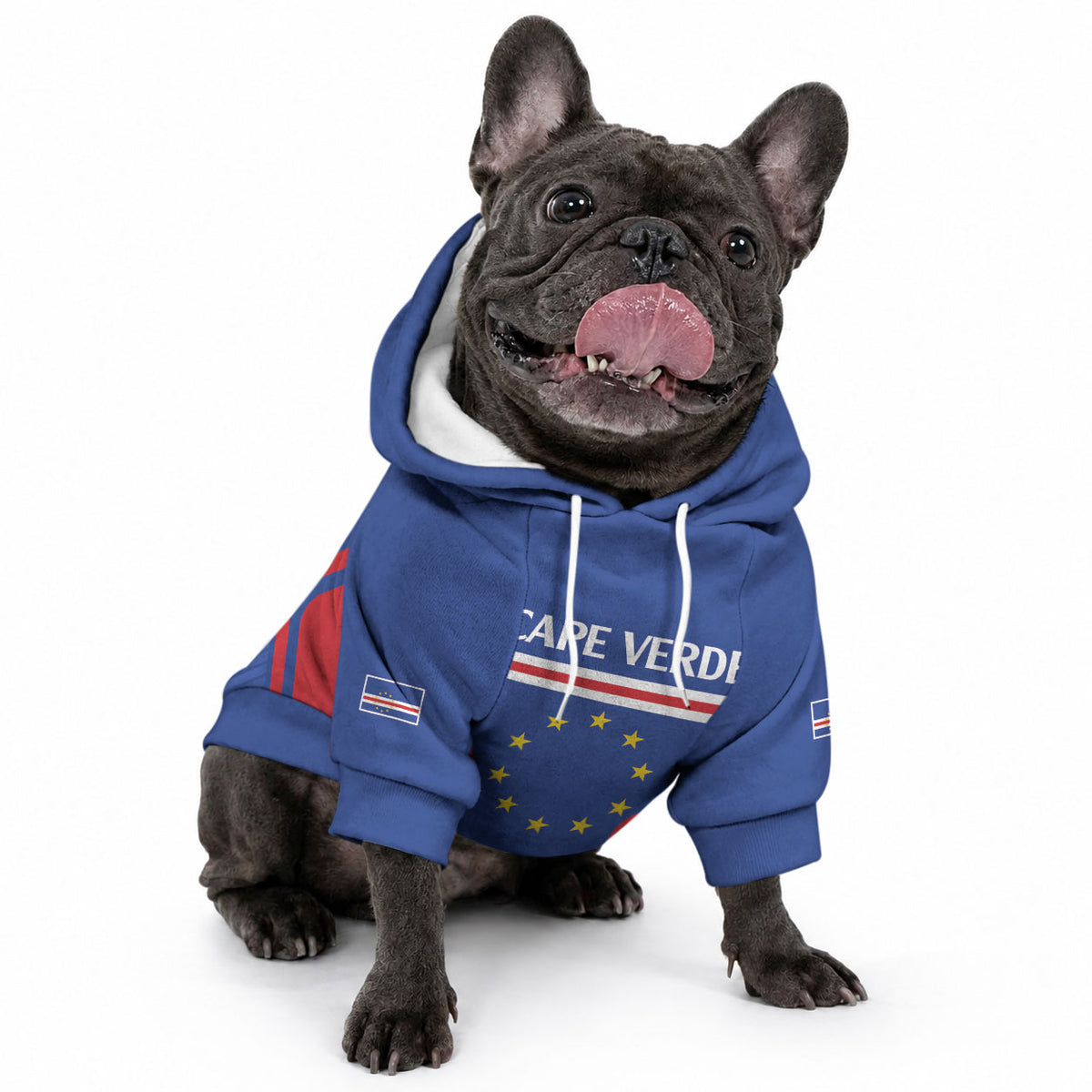 Custom Cape Verde Football Spirit Pet Hoodie Est 1979