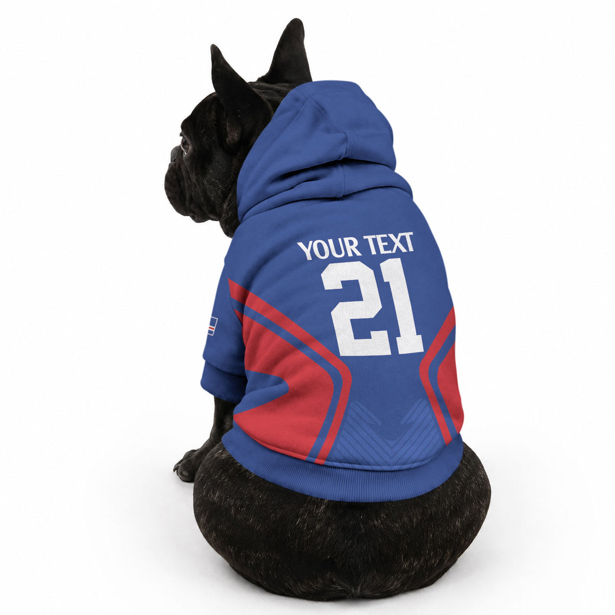 Custom Cape Verde Football Spirit Pet Hoodie Est 1979