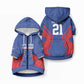 Custom Cape Verde Football Spirit Pet Hoodie Est 1979