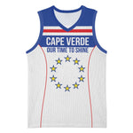 Custom Cape Verde Pride Basketball Jersey Blue Sharks Rising LT9