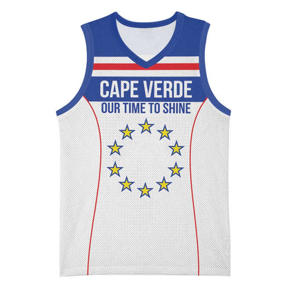 Custom Cape Verde Pride Basketball Jersey Blue Sharks Rising LT9