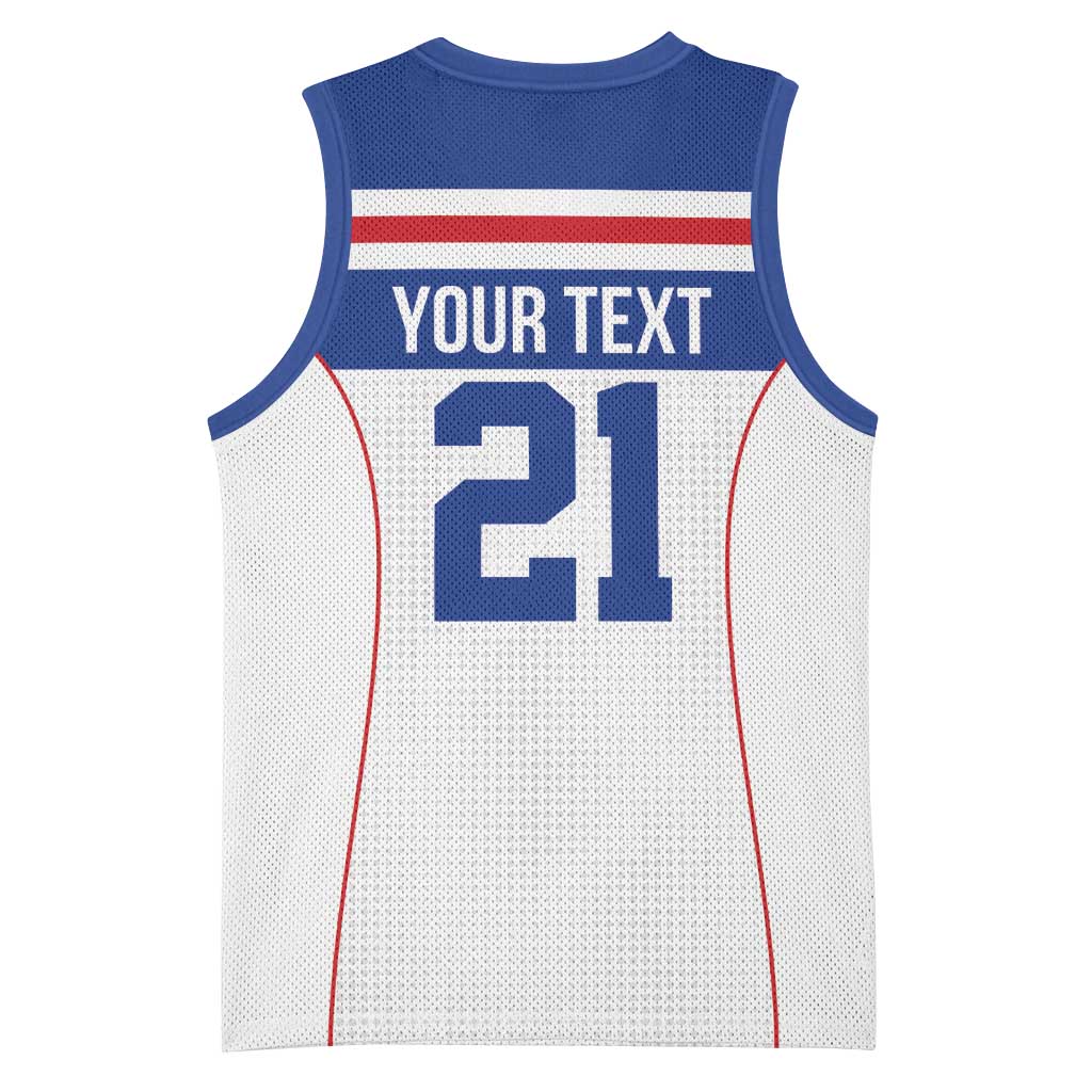 Custom Cape Verde Pride Basketball Jersey Blue Sharks Rising LT9