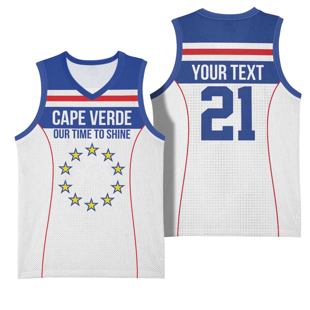 Custom Cape Verde Pride Basketball Jersey Blue Sharks Rising LT9