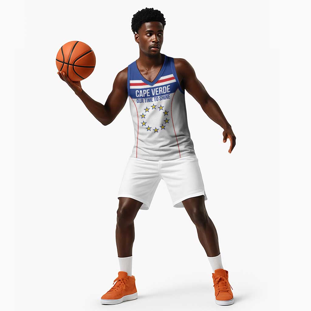 Custom Cape Verde Pride Basketball Jersey Blue Sharks Rising LT9