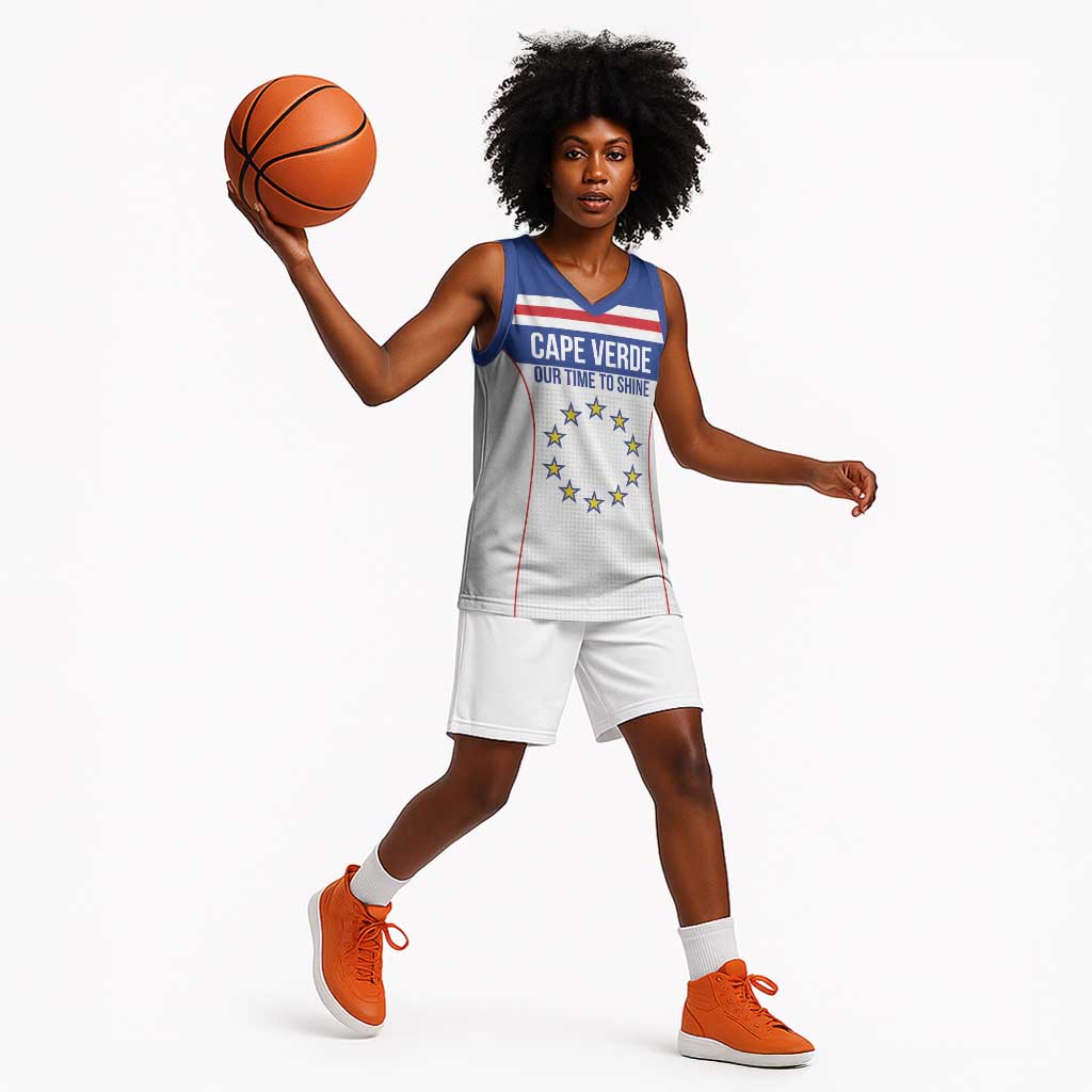 Custom Cape Verde Pride Basketball Jersey Blue Sharks Rising LT9